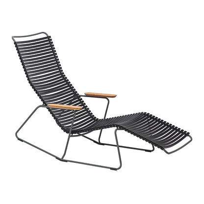 Click Sunlounger with Armrest