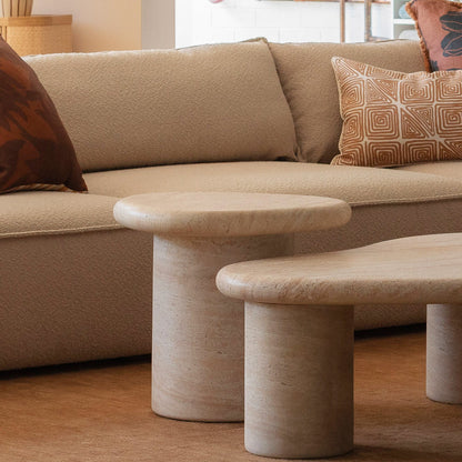 Azzurra Coffee Table (Travertine Finish)