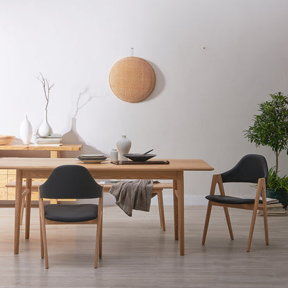 Sergio Leather Dining Chair (Ash)