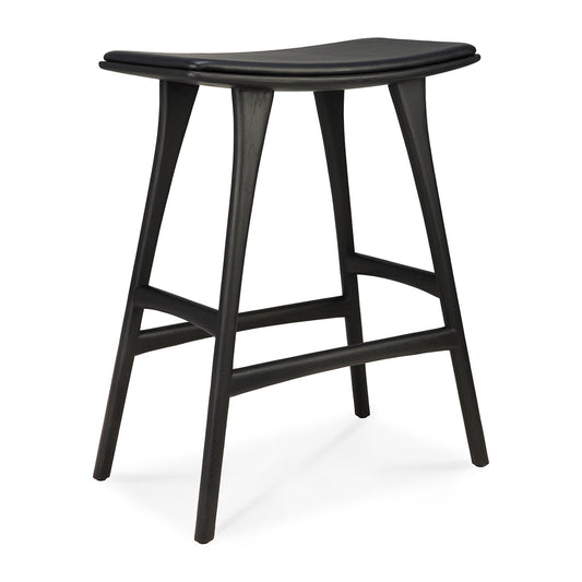 Osso Leather Counter Stool