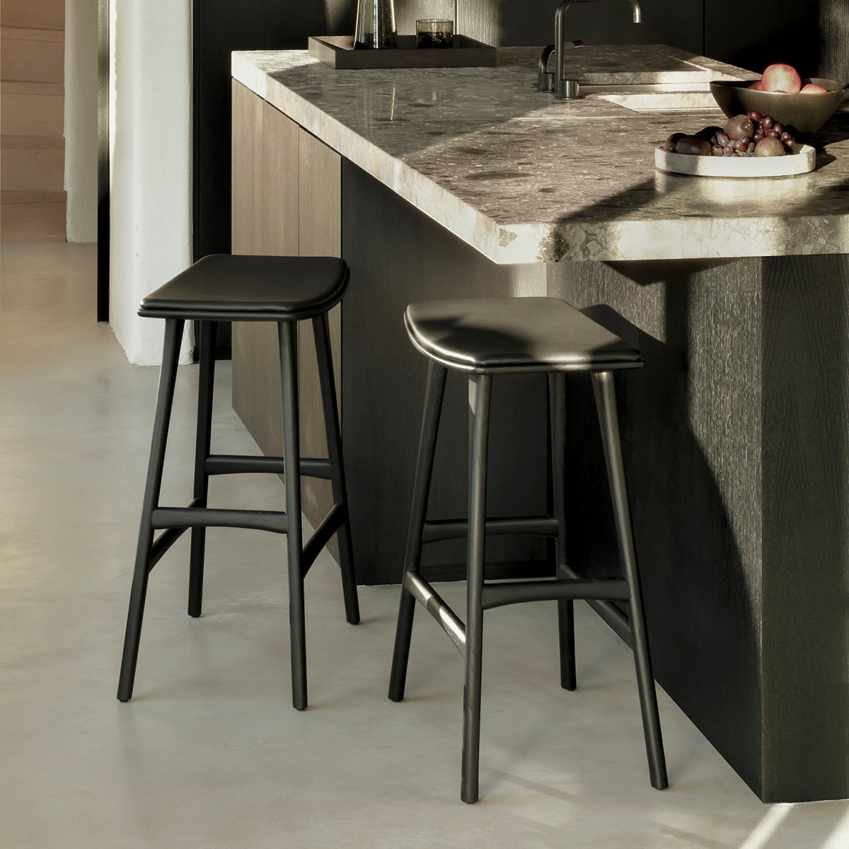 Osso Leather Counter Stool