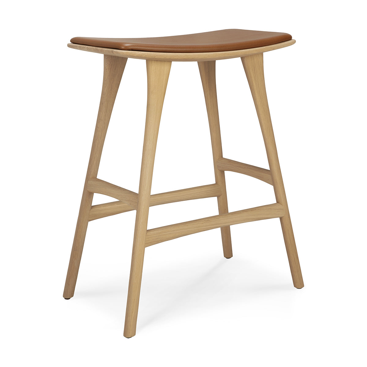 Osso Leather Counter Stool