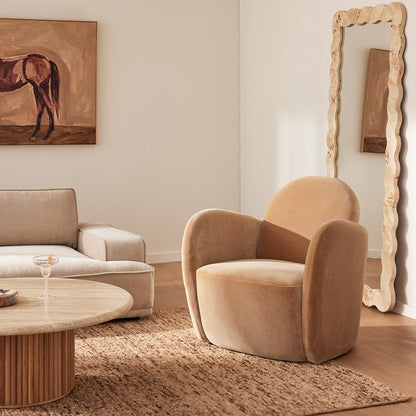 Yoko Velvet Armchair