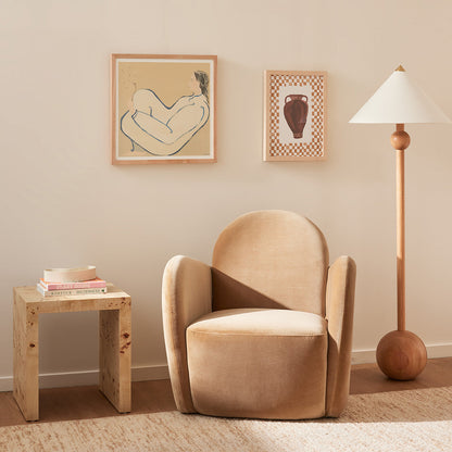 Yoko Velvet Armchair