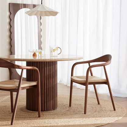 Cosmos Travertine Dining Table