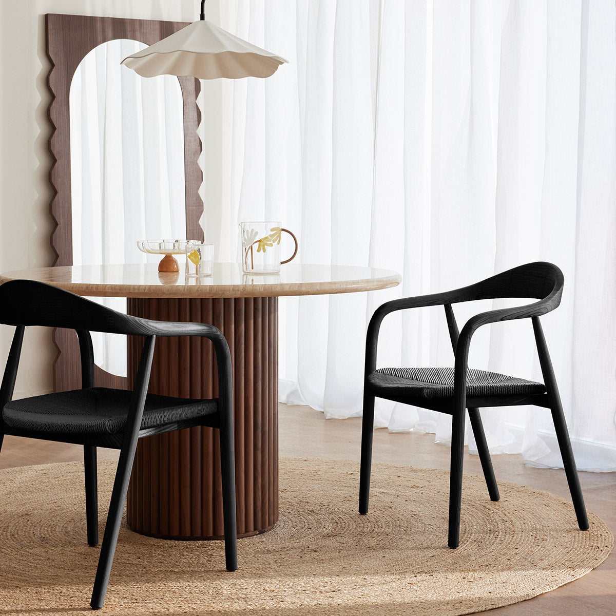 Noris Paper Cord Dining Chair