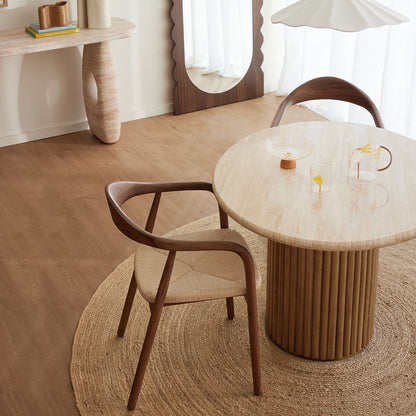 Cosmos Travertine Dining Table