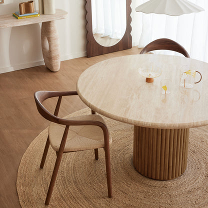 Cosmos Travertine Dining Table