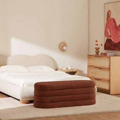 Mecca Oval Storage Ottoman