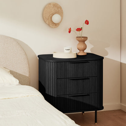 Rio 3 Drawers Bedside Table