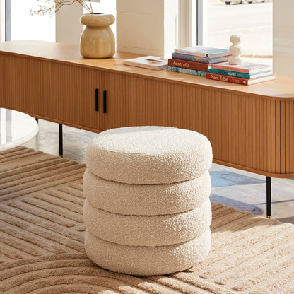 Mecca Round Storage Ottoman