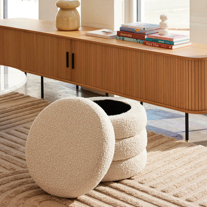 Mecca Round Storage Ottoman
