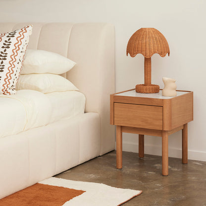 Norah Marble Bedside Table