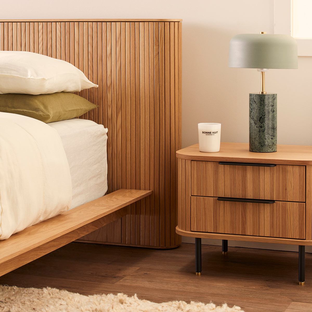 Rio King Bed (Oak)