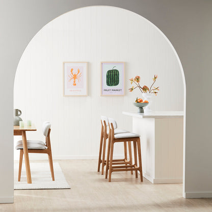 Alaska Fabric Bar Stool