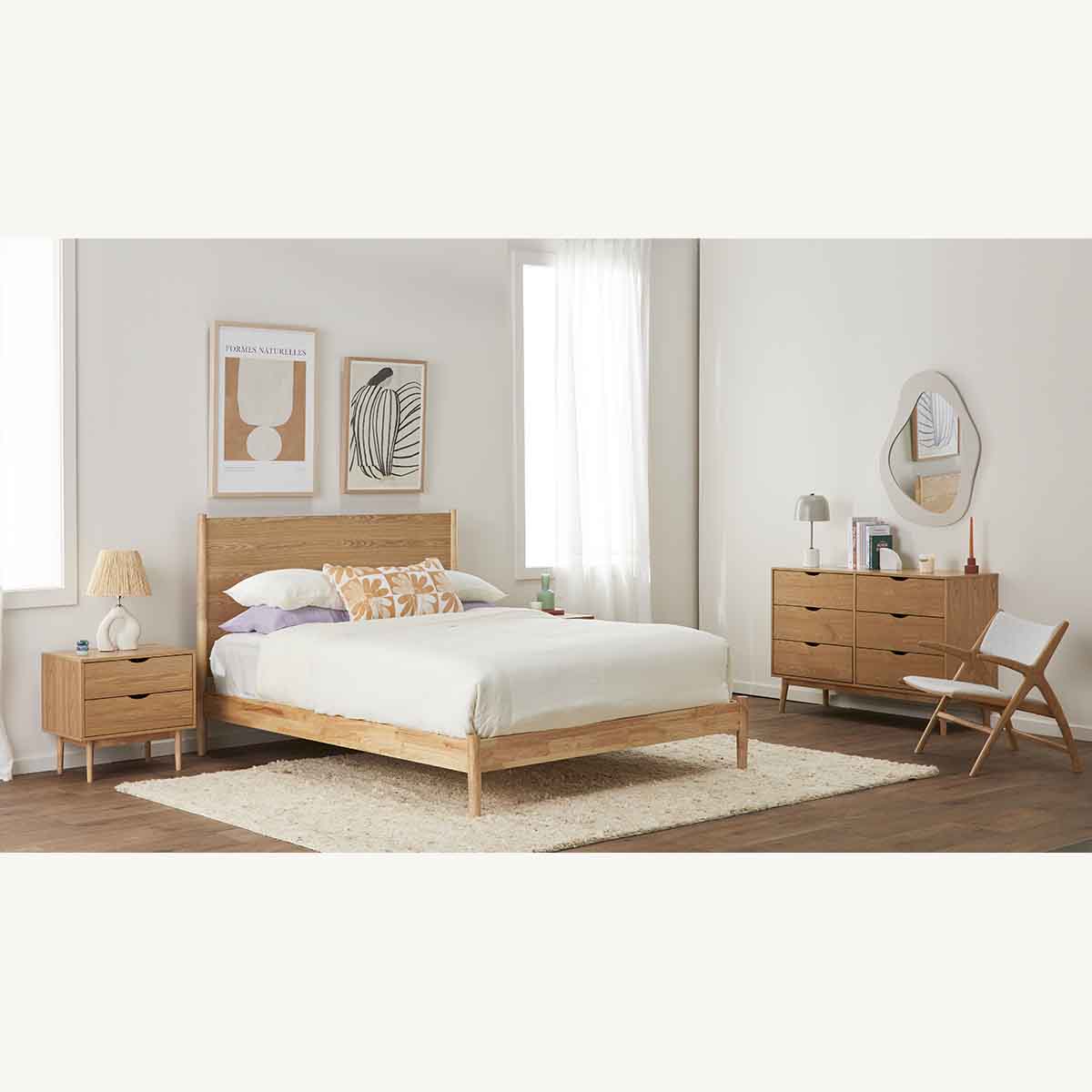 Luna Timber King Bed