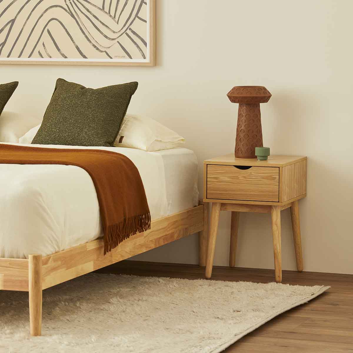 Luna High Bedside Table