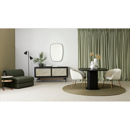 Avalon Boucle Dining Arm Chair