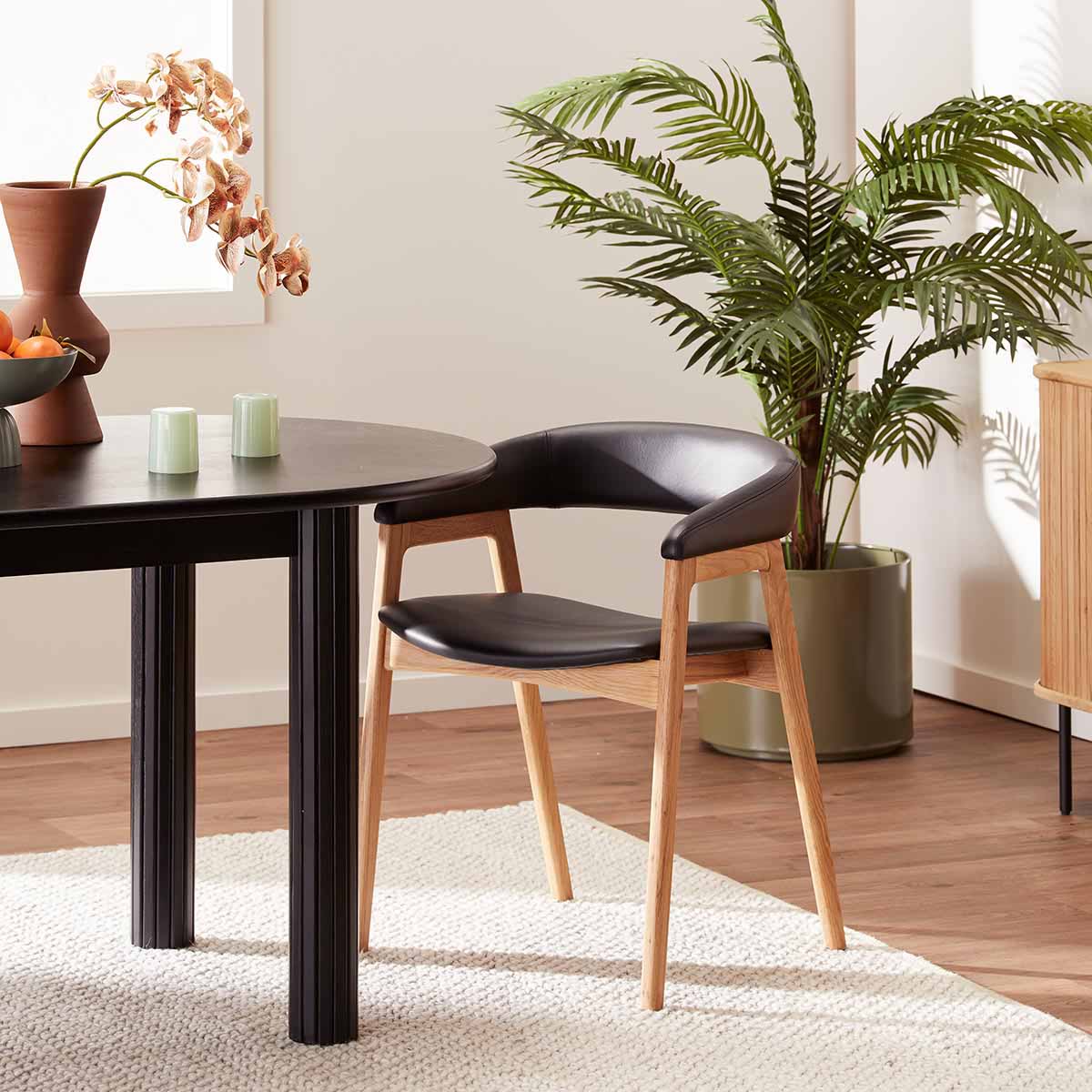 Concorde Leather Dining Arm Chair