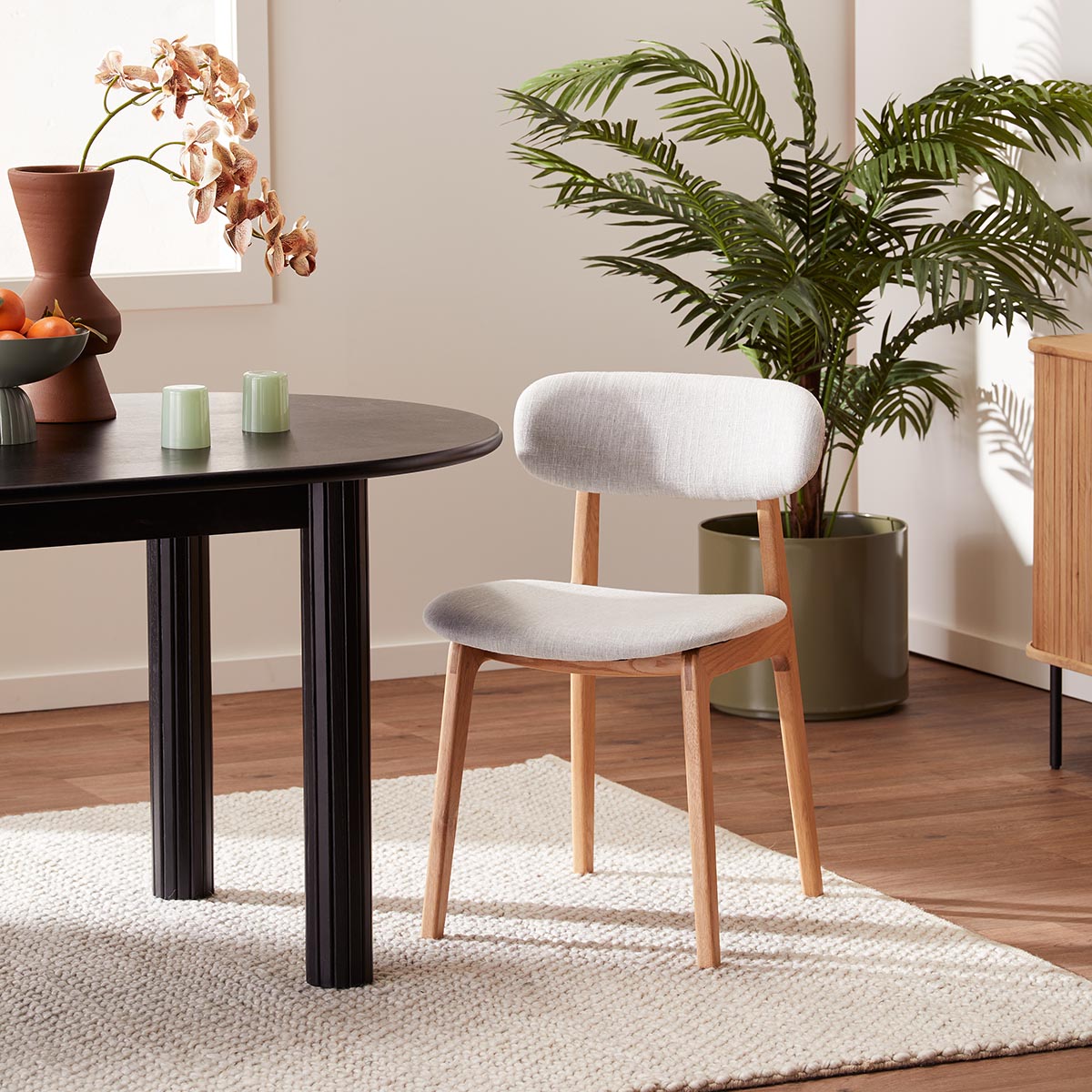 Alaska Fabric Dining Chair