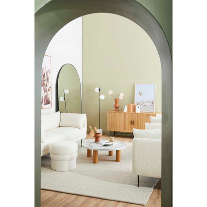 Monet Boucle Ottoman