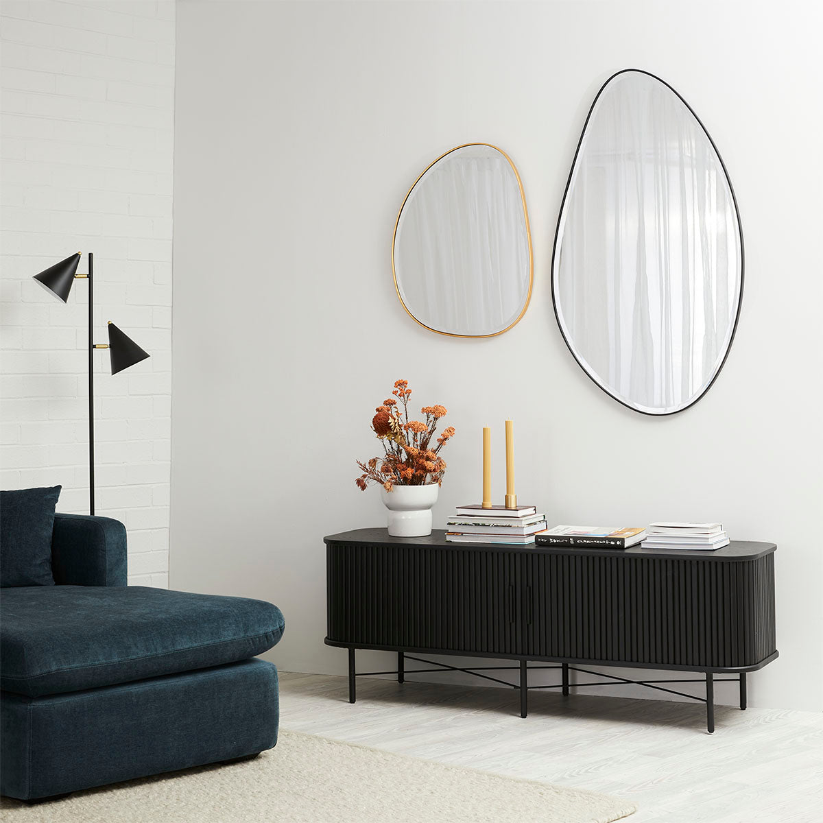 Pebble Mirror (120 x 70cm)