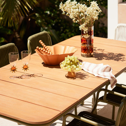Dune Outdoor Timber Dining Table 225cm