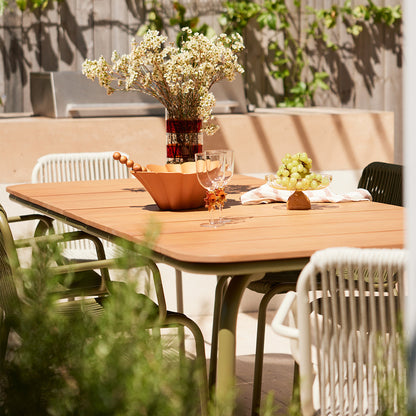Dune Outdoor Timber Dining Table 225cm