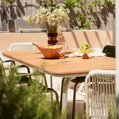 Dune Outdoor Timber Dining Table 225cm