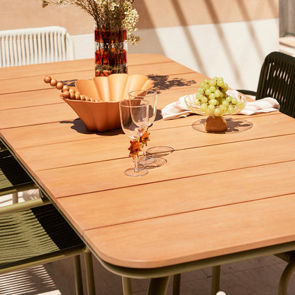 Dune Outdoor Timber Dining Table 225cm