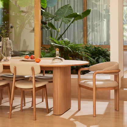 Noir Oval Dining Table (280cm)