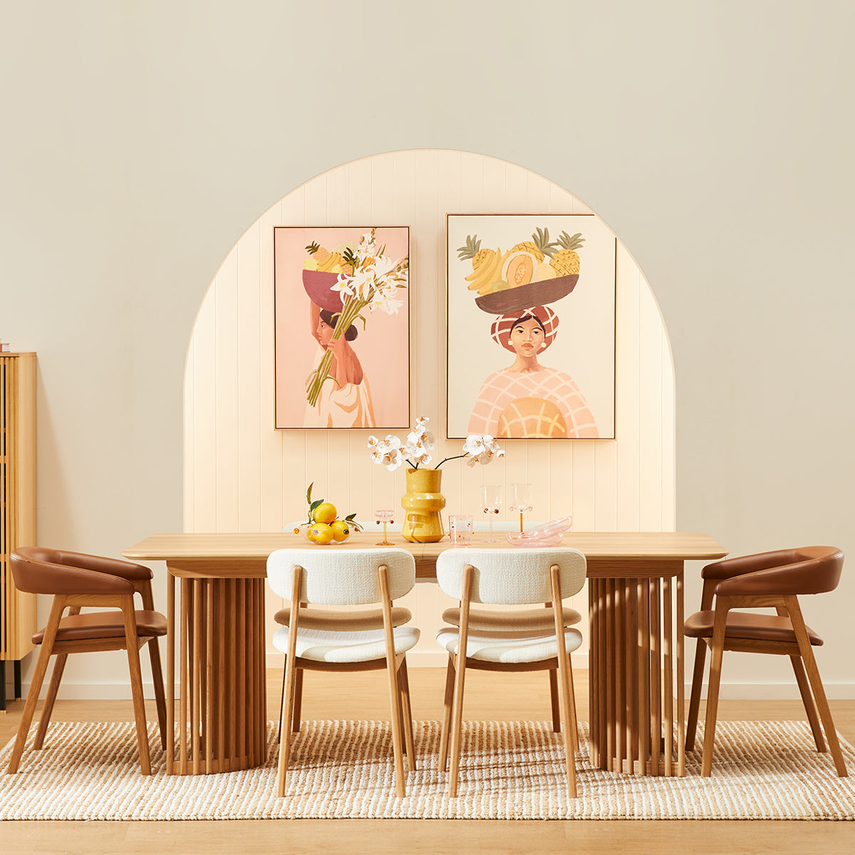 Alaska Fabric Dining Chair