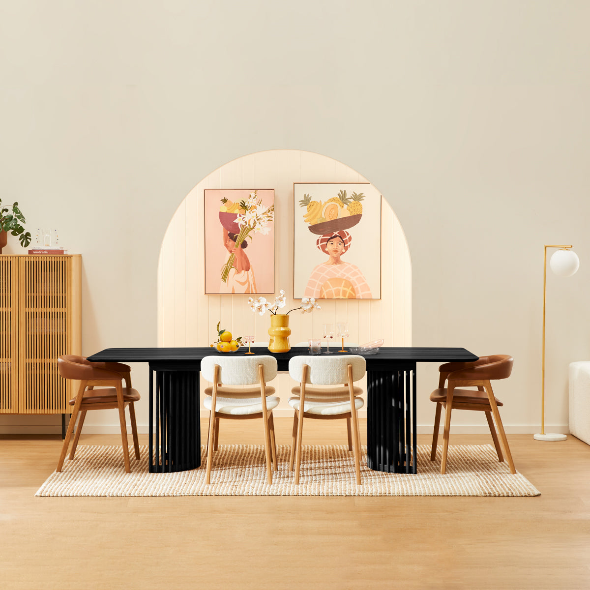 Casablanca Timber Extendable Dining Table