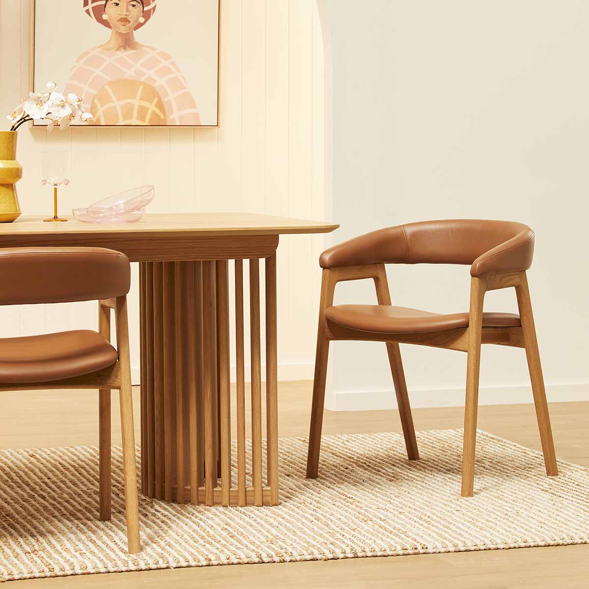 Concorde Leather Dining Arm Chair