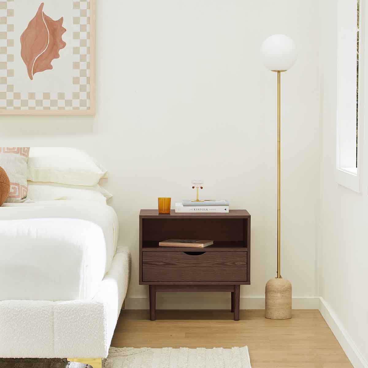 Luna Open Bedside Table