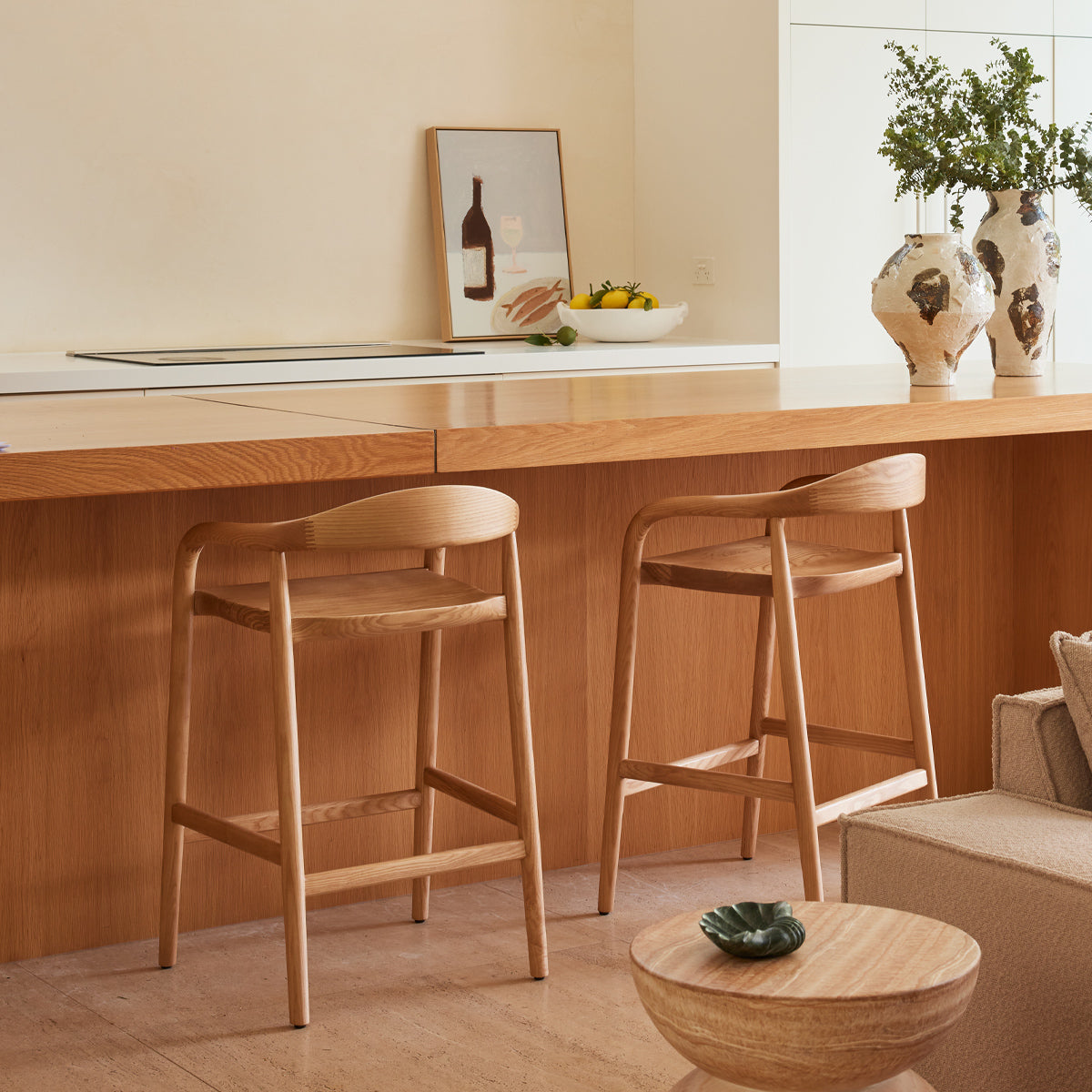Noris Timber Bar Stool