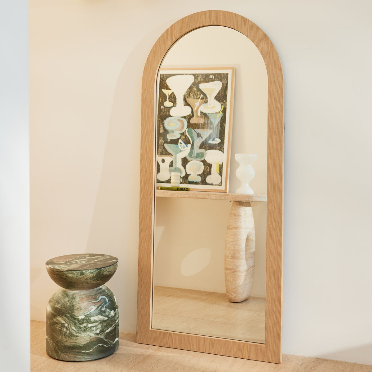 Lucia Arch Floor Mirror