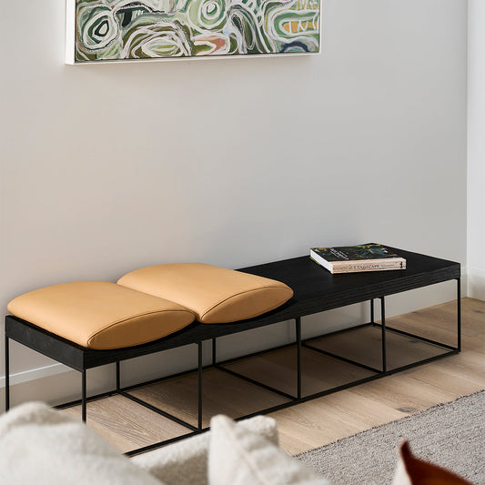 Harvey Leather Bench Seat