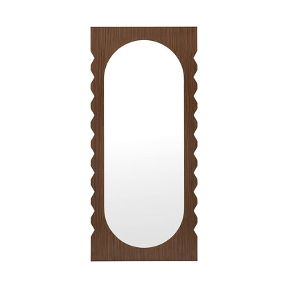 Azzurra Walnut Floor Mirror