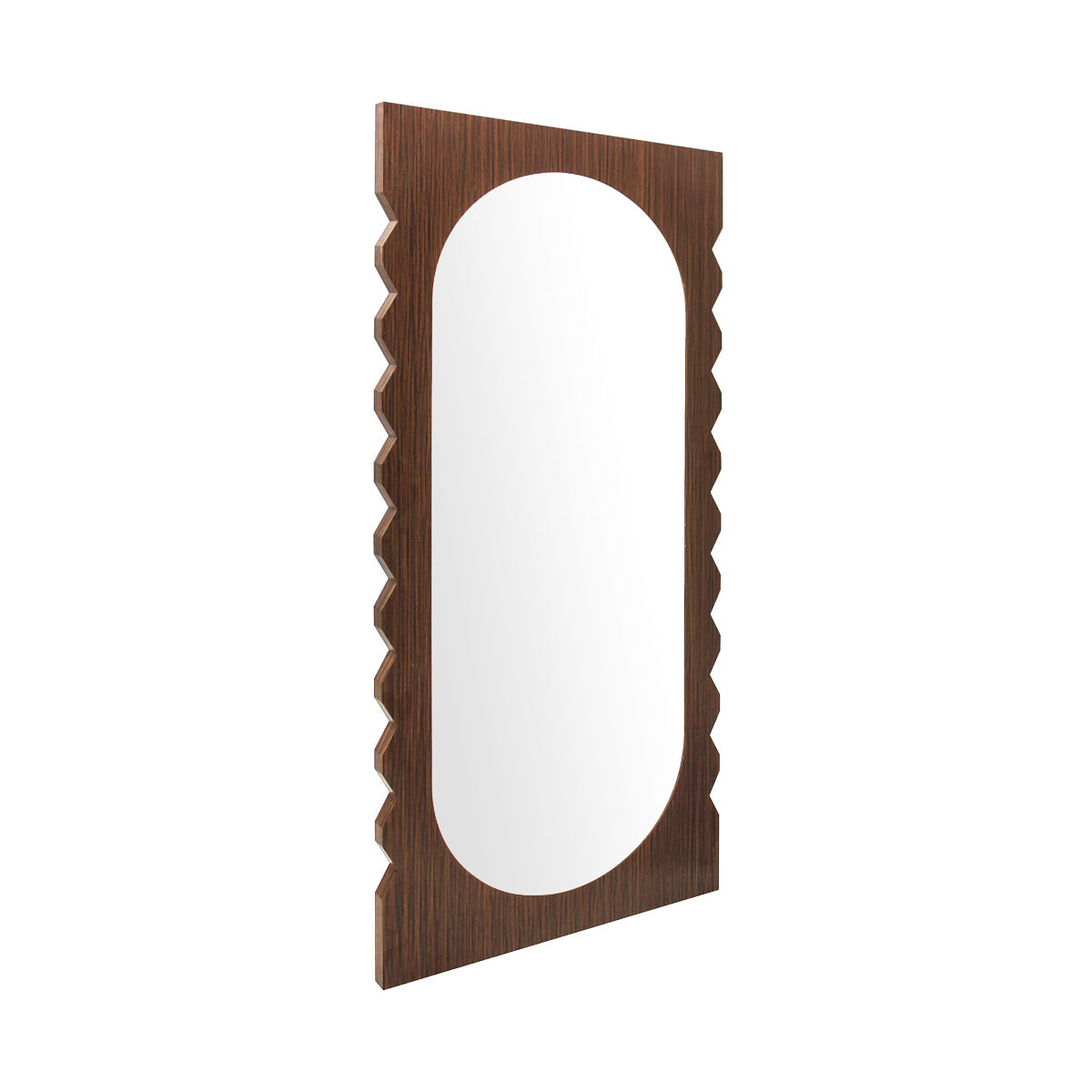 Azzurra Walnut Floor Mirror