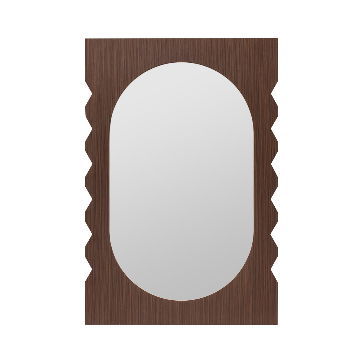 Azzurra Walnut Wall Mirror
