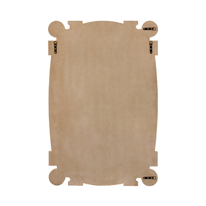 Nikita Textured Oak Wall Mirror