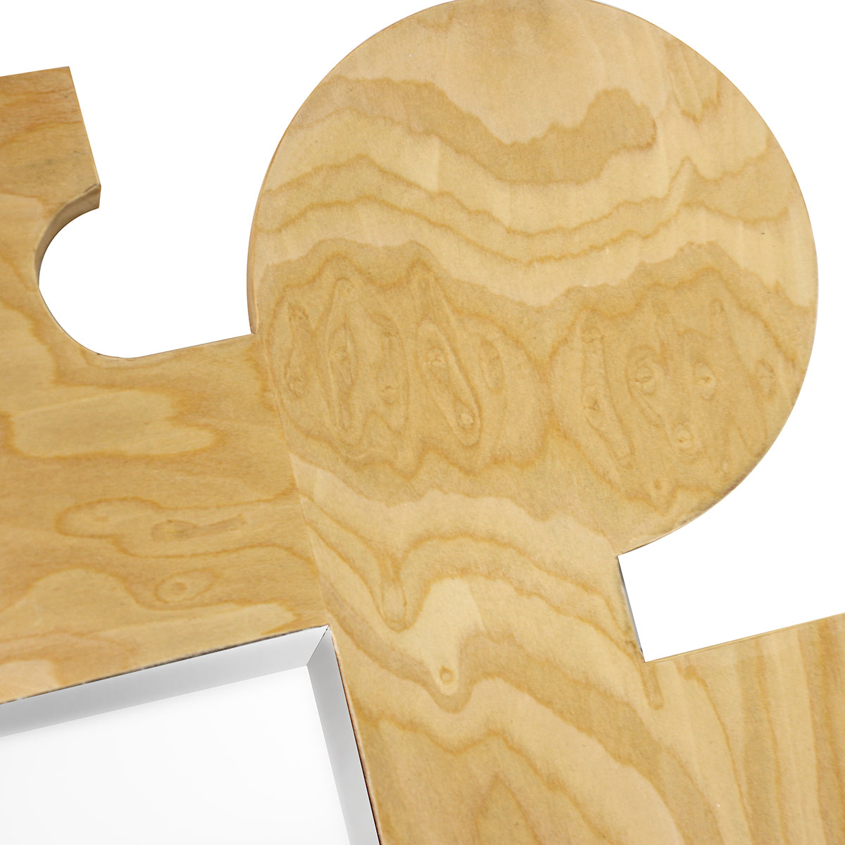 Nikita Textured Oak Wall Mirror