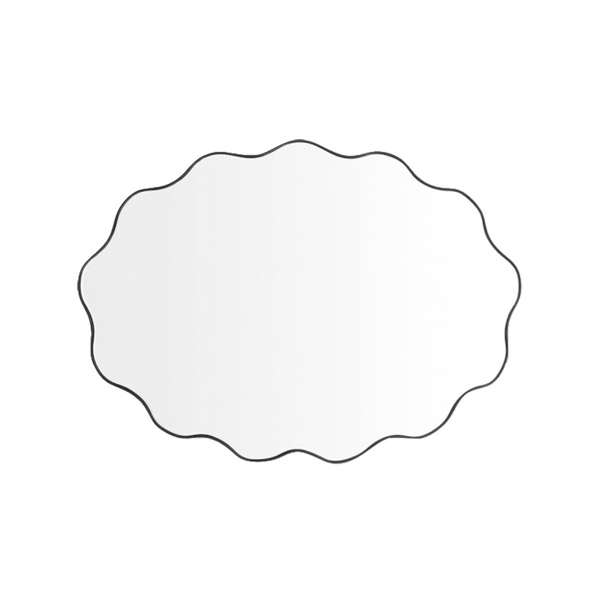 Artemis Oval Mirror (Black)