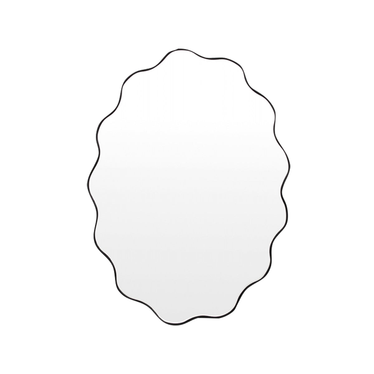 Artemis Oval Mirror (Black)