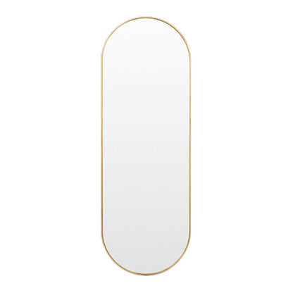 Bjorn Oval Mirror (Brass)