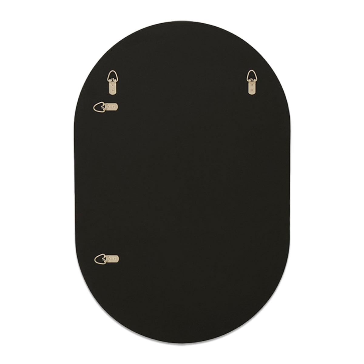 Bjorn Oval Mirror (Black)