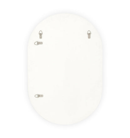 Bjorn Oval Mirror (Bright White)