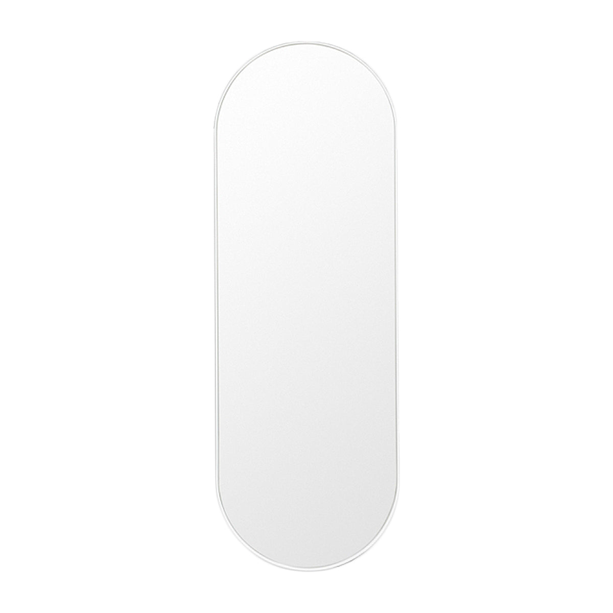 Bjorn Oval Mirror (Bright White)