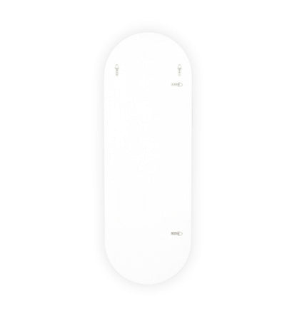 Bjorn Oval Mirror (Bright White)
